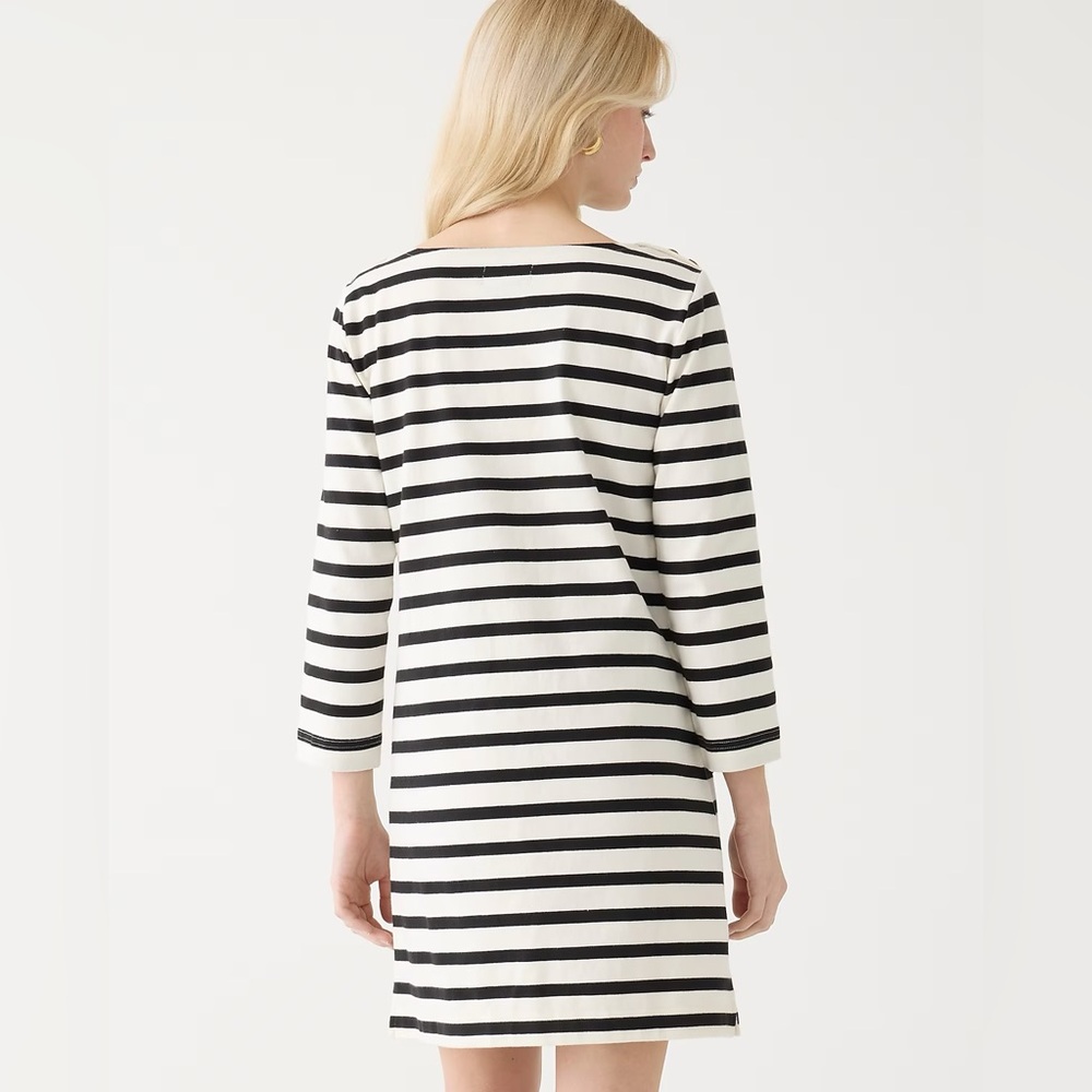 Next J.Crew Mariner Cloth Shirtdress With Gold Buttons - Picture 4 of 5